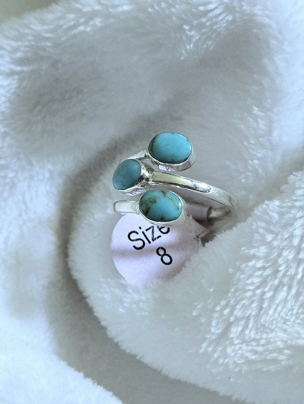 Silver🤍 Triple3️⃣ Turquoise🩵 Ring💍 - NWT